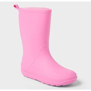 Cat and Jack Blush Slip on Rain Boot NWT Size 4 Youth